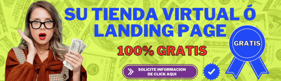 Tienda virtual gratis. Solicite información.
